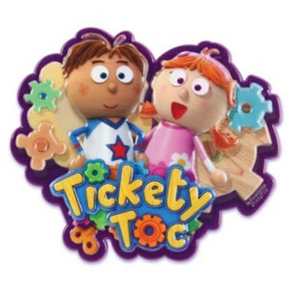 Tickety Toc Cake Plaque Cake Topper Decoration Il_570xn
