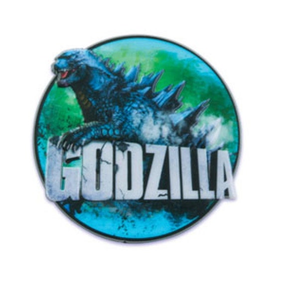 Godzilla Plaque Cake Topper Decoration - (SD) Il_570xn
