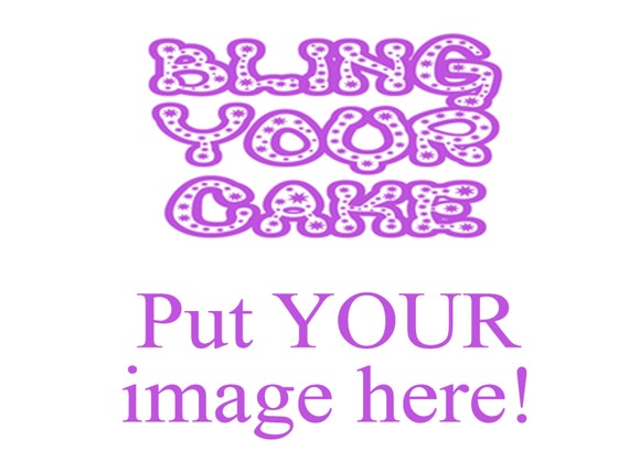 Design Your Own Personalized Edible Icing Single Image Half Sheet Cake Decor Topper - DYO16 Il_570xn