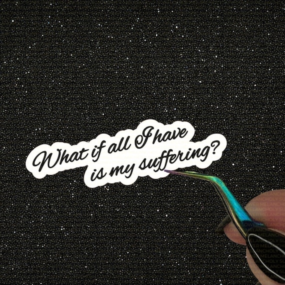 Queen vampire movie quote inspired water-resistant sticker