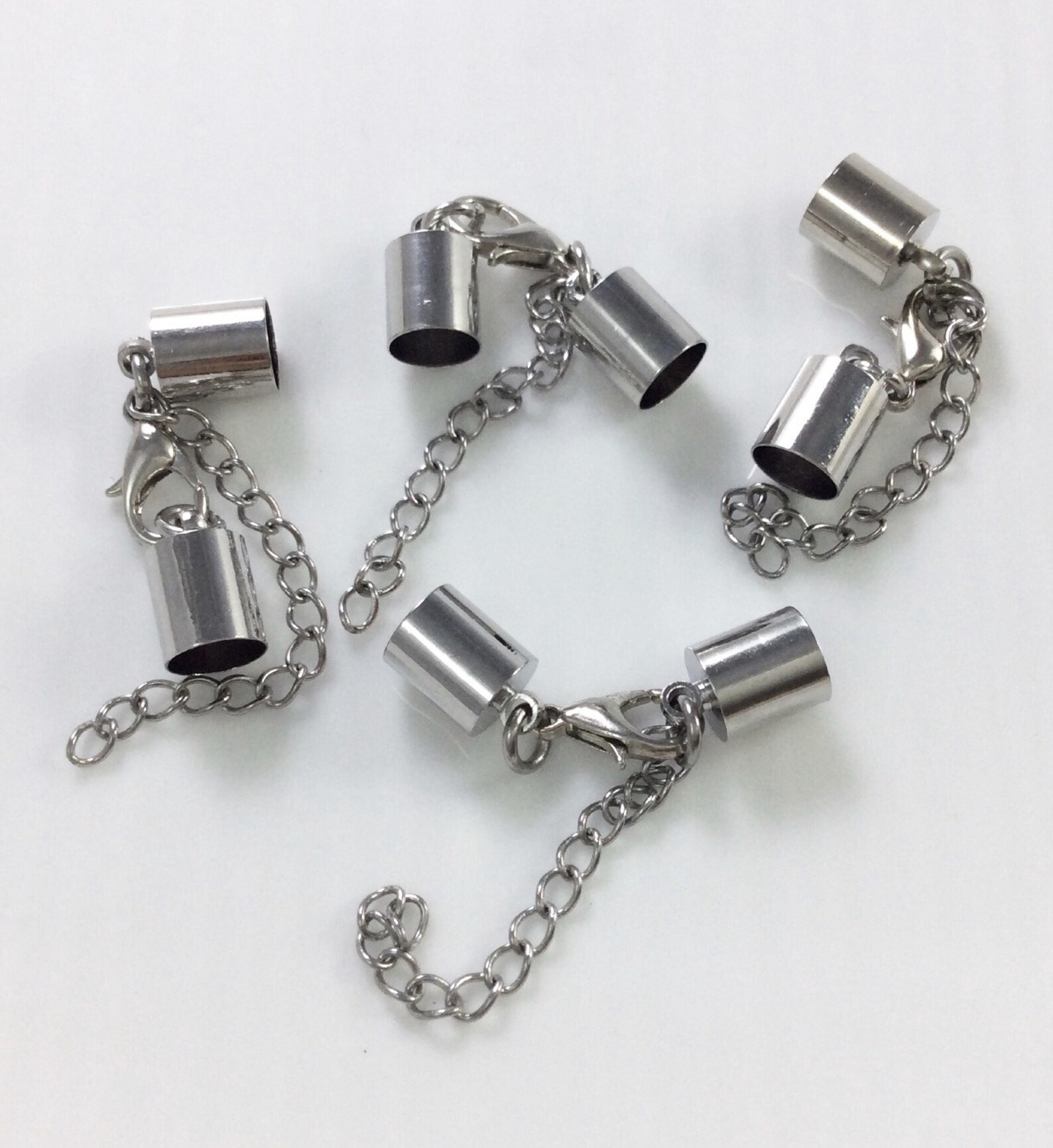 20pcs 7mm Sets Leather End Caps Bracelet End Caps leather Etsy