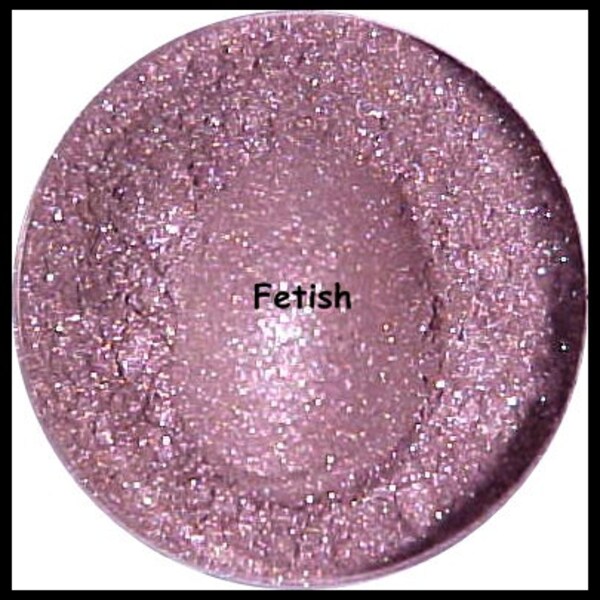 Mineral Makeup Eyeshadow Fetish Eye Shadow w/ Silver Glitter