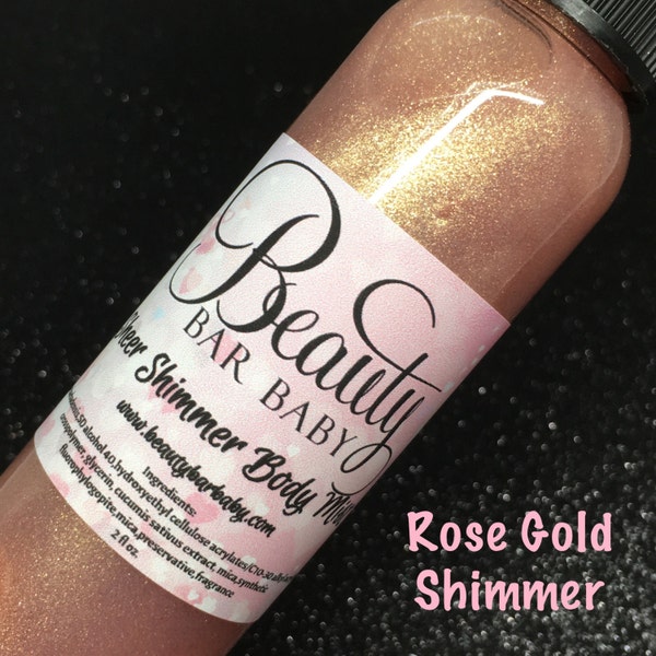 Rose Gold Sheer Shimmer Body Mist