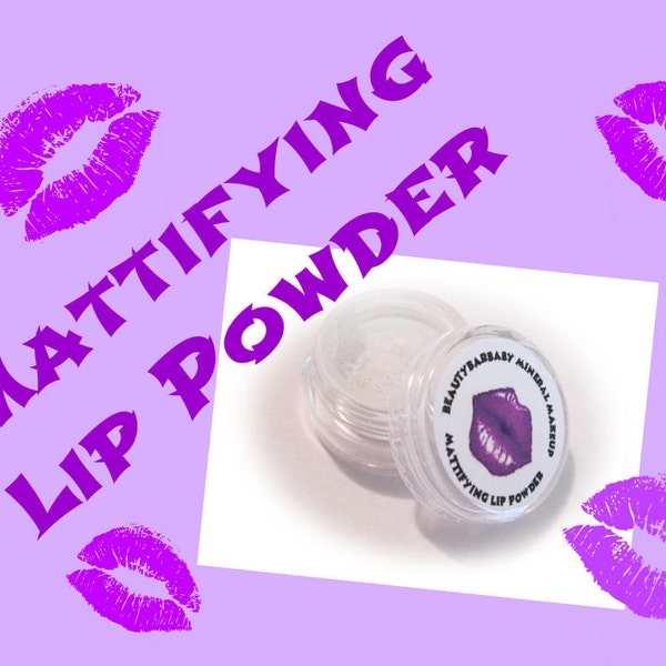 Mattifying Lip Powder Turns Your Lipstick or Lip Gloss into a Matte Version!