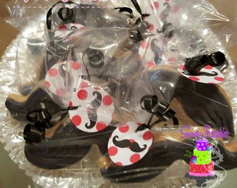 Mustache Sugar Cookie 3"