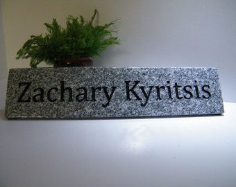 Granite Nameplate Etsy Granite Nameplate Etsy
