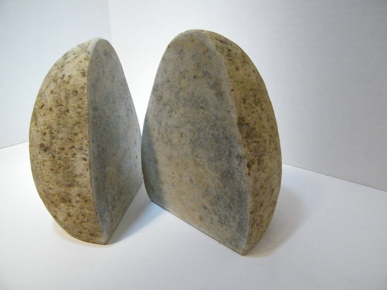 Bookends Natural Stone Bookends Rock Bookends image 5
