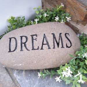 Custom Engraved Garden Rock: Personalized Stone Plant Marker
