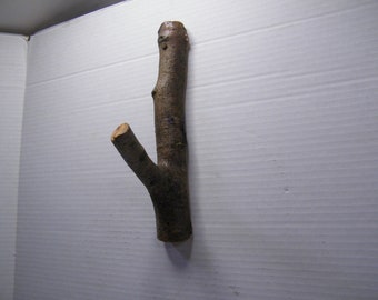 Wood Hook, Tree Branch Hook, Hook