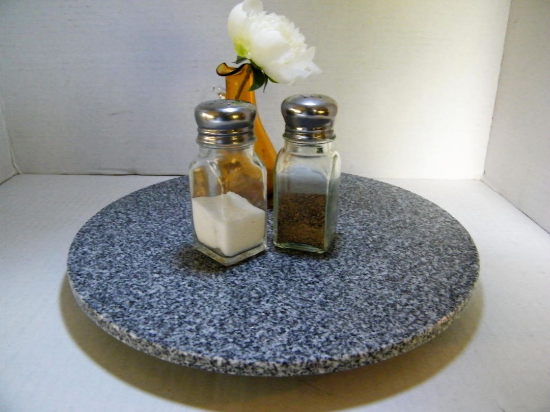 Lazy Susan Granite Lazy Susan Granite Turntable Table Etsy