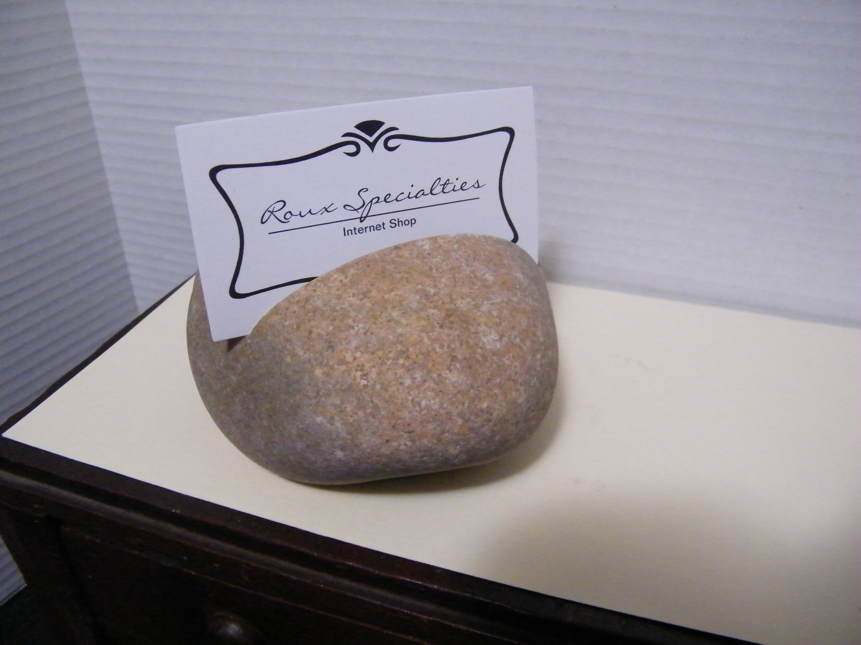 Business Card Holder/ Natural Stone Business Card Holder/desk Etsy Canada