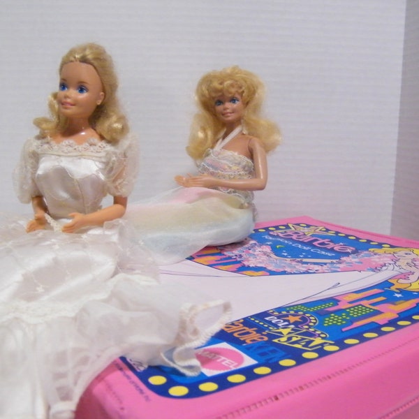 Vintage Barbie, Superstar Era Barbie Dolls and Case