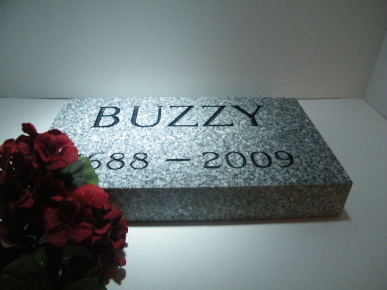 Pet Granite Memorial Marker Pet Granite Marker Large Granite Pet Marker