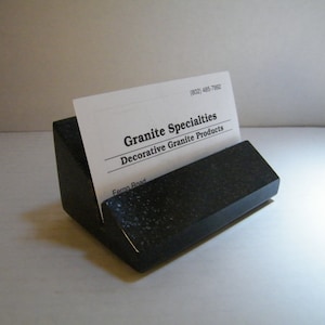 Business Card Holder /Stone Business Card Holder /Granite Stone Card Holder/Office Card Holder