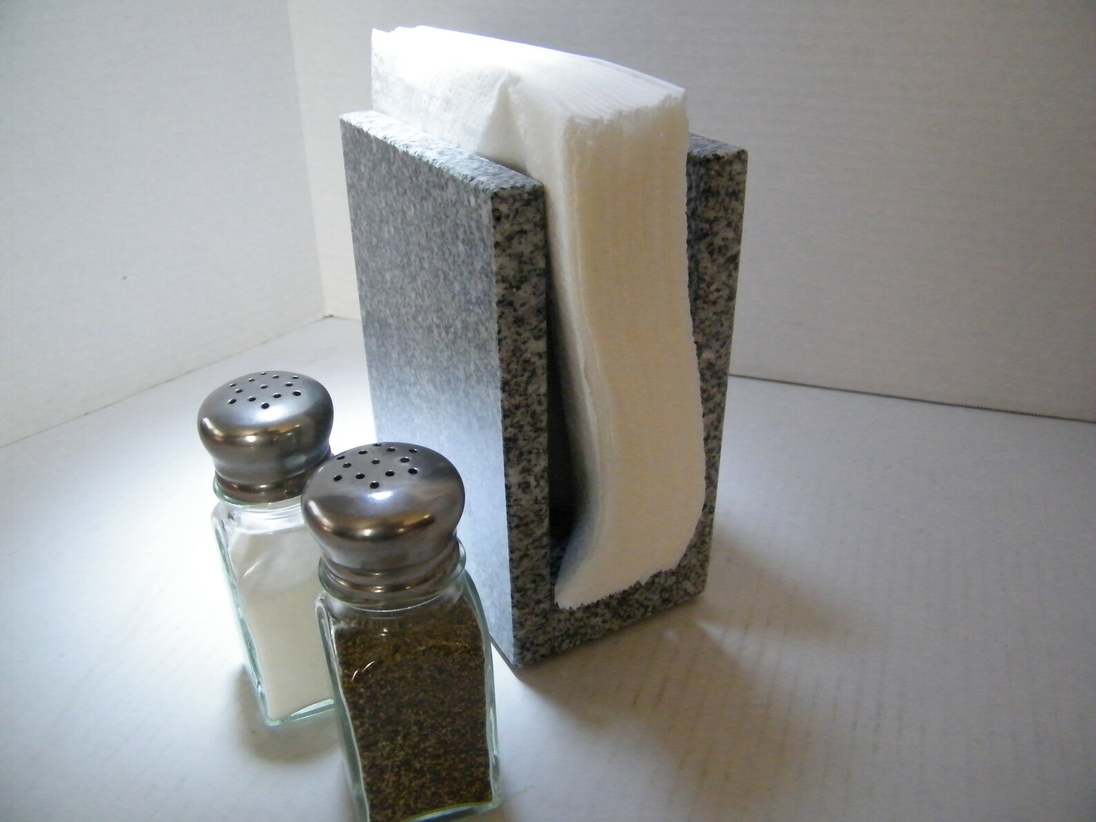 Napkin Holder Granite Napkin Holder Polished Stone Napkin Etsy