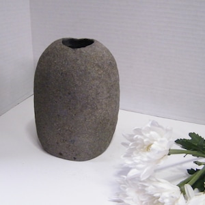 Vase, Natural Rock Vase, Table Centerpiece, Stone Vase