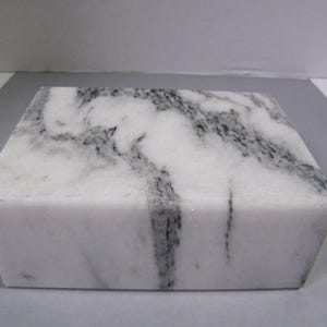 Sculpture Base, Marble Rock, Mounting Art Display - 5.5" x 4" Base, No custom sizes available