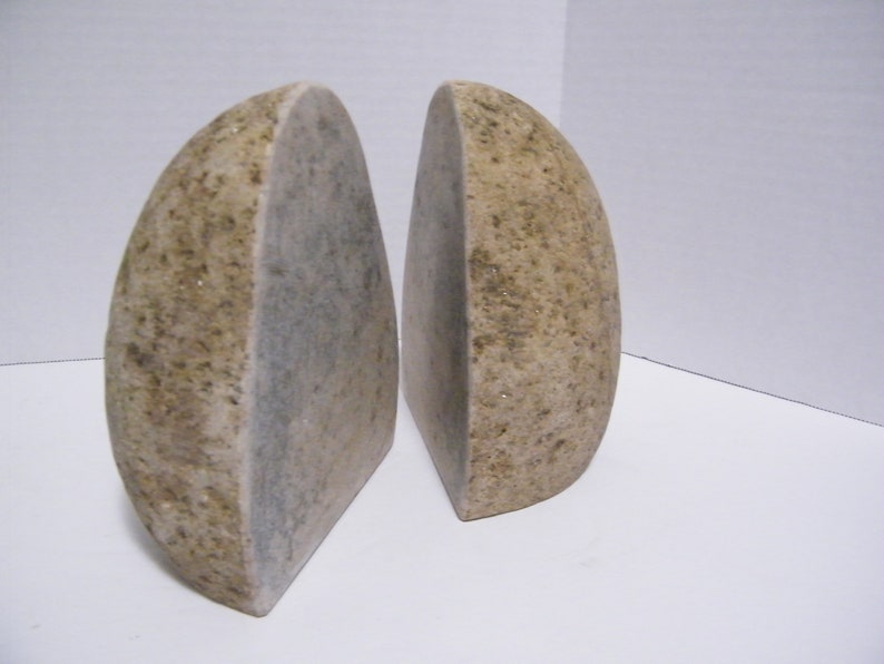 Bookends Natural Stone Bookends Rock Bookends image 3