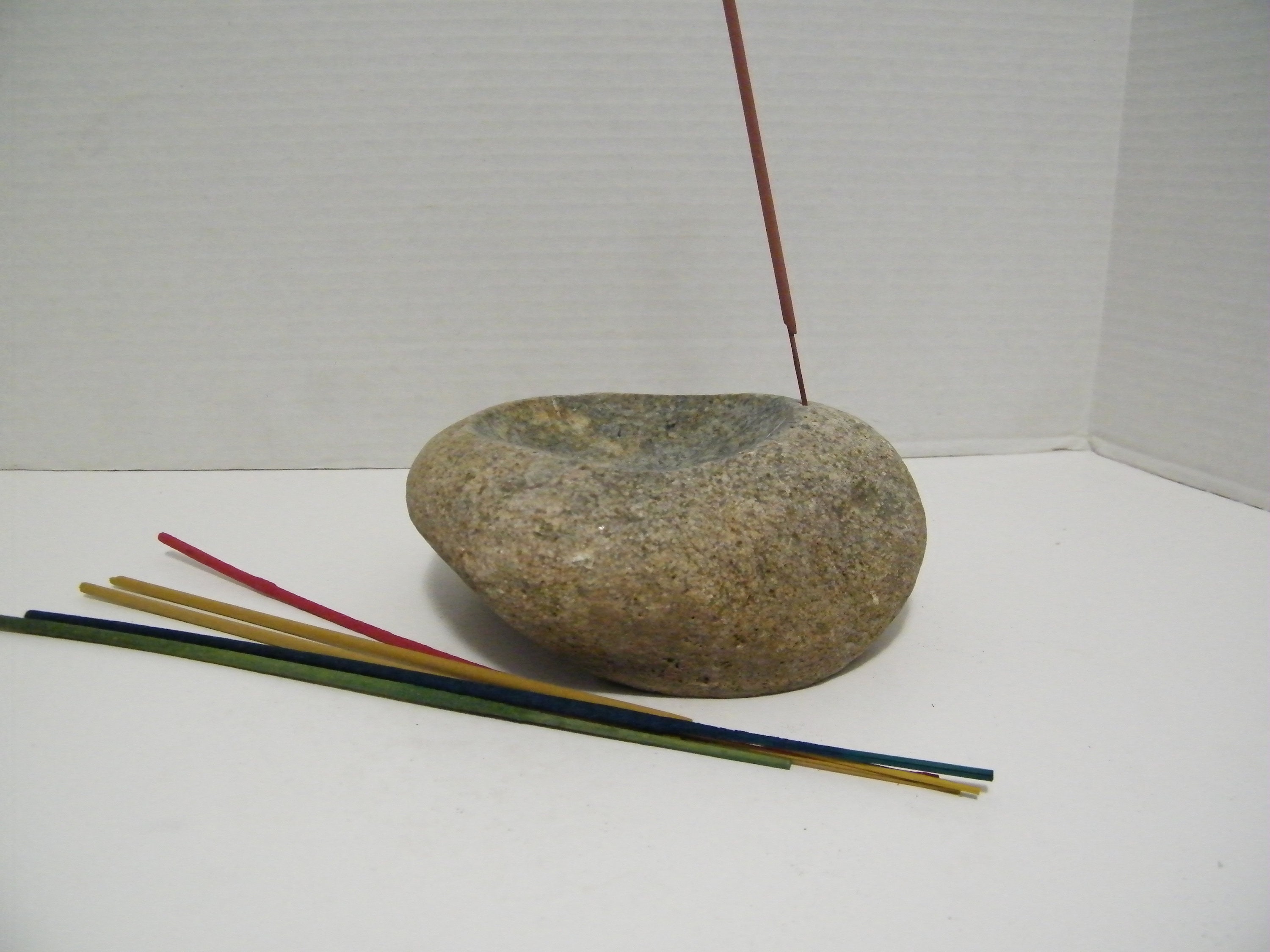 Incense Burner Natural Rock Incense BurnerIncense Gift Set Etsy