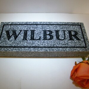 Granite Pet Grave Marker, Personalized Pet Memorial, Granite Pet Memorial Stone, Engraved Granite Pet Memorial
