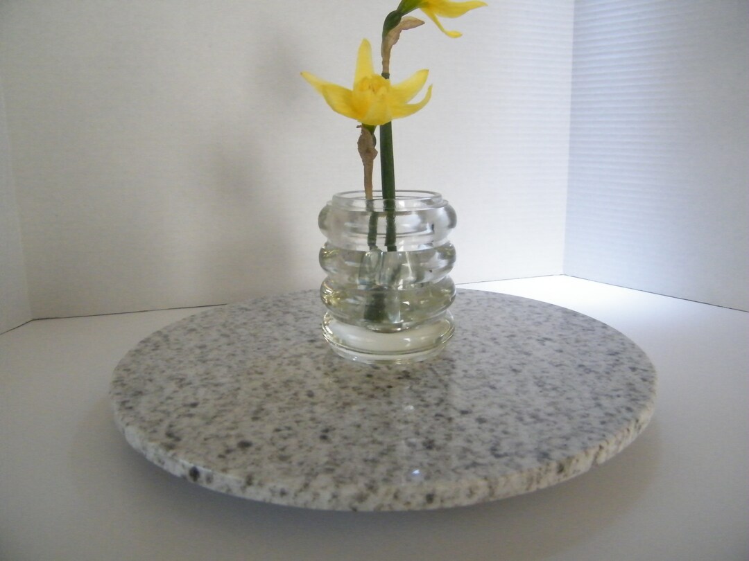 Lazy Susan, Granite Lazy Susan, Granite Turntable, Table Centerpiece