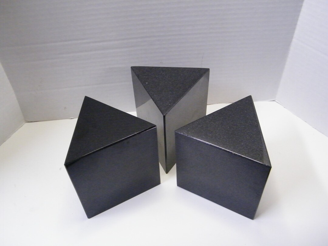 Sculpture Base Three Fine Art Sculpture Bases Granite Stone Etsy