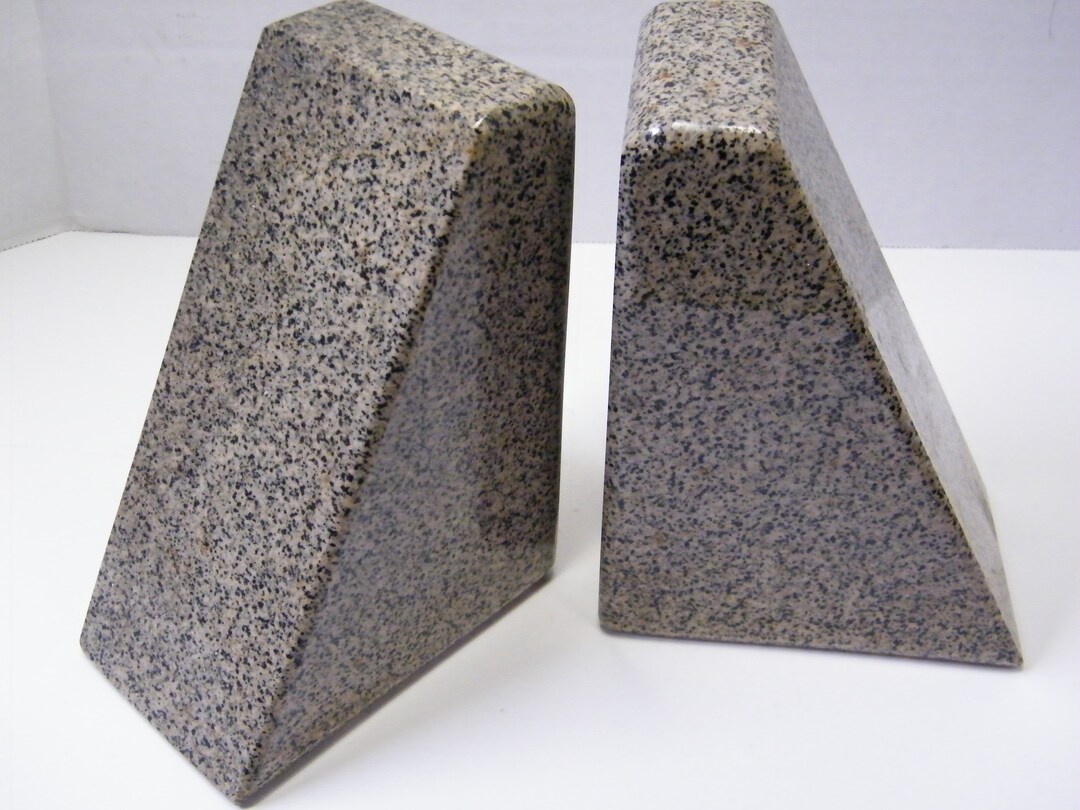 Bookends/ Granite Bookends /stone Bookends - Etsy