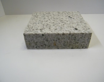 Granite Sculpture Base: 6.5" x 5.5" Stone Display, no custom sizes available