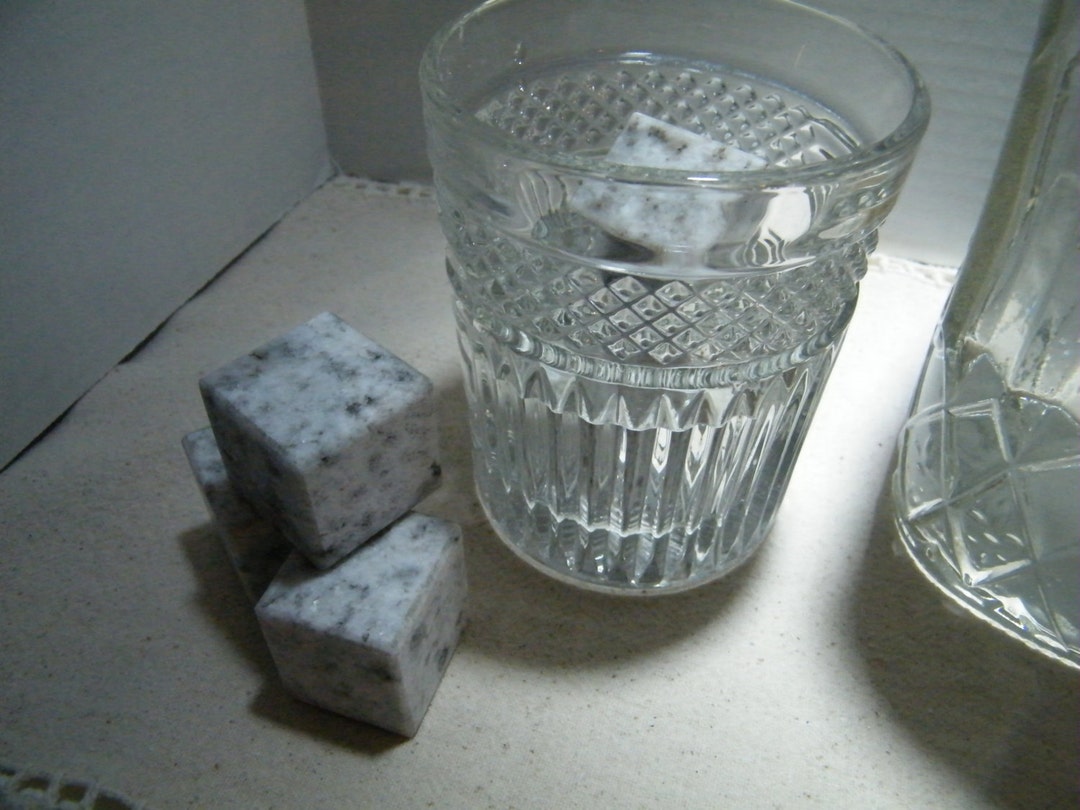 Whiskey Stones/granite Ice Cubes/stone Ice Cubes/ Barware Etsy