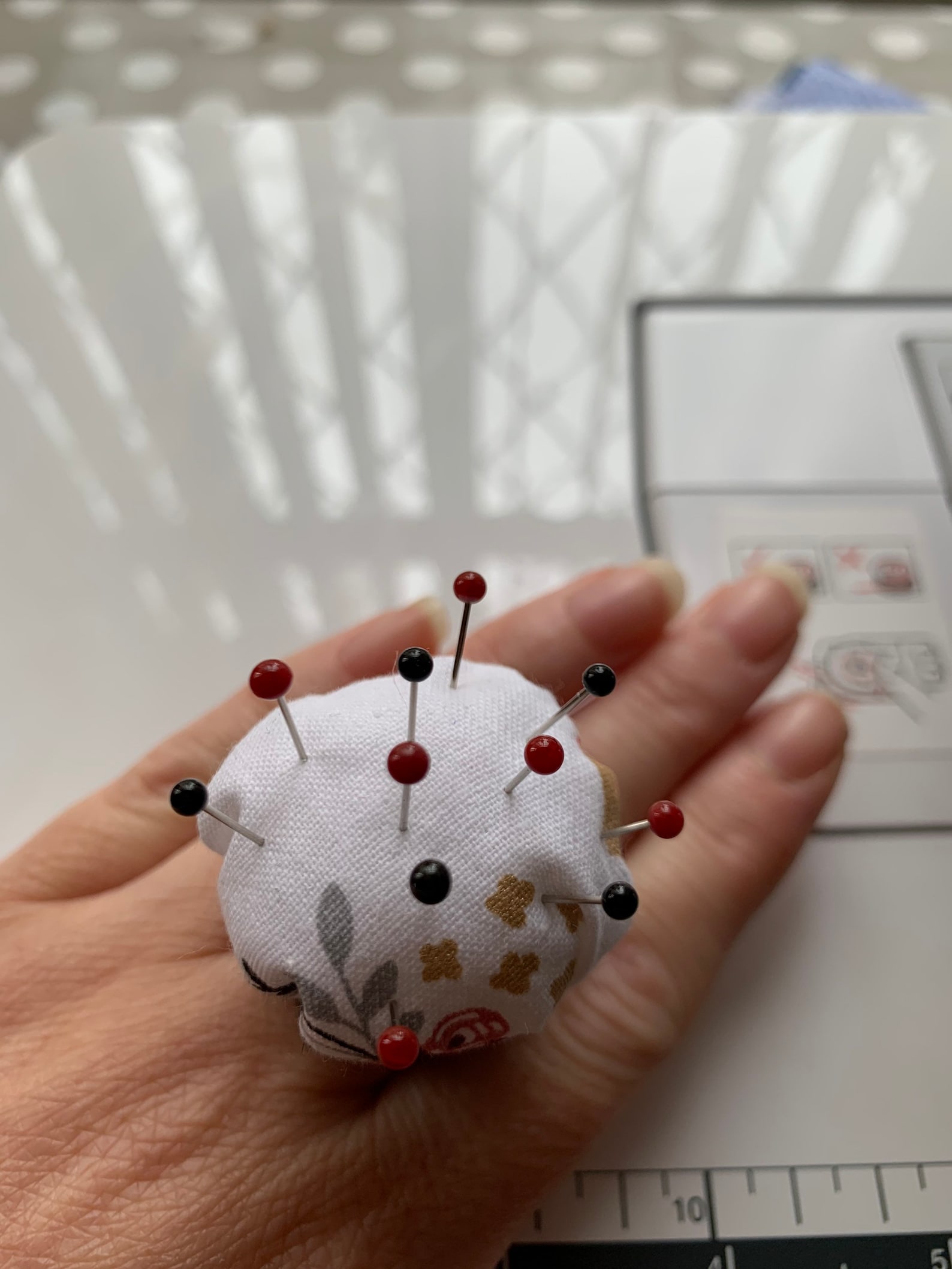 Handmade Floral Pin Cushion Ring Etsy