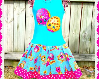 girls shopkins dress etsy