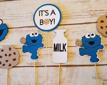 Cookie Monster Baby Shower Etsy Cookie Monster Baby Shower Etsy