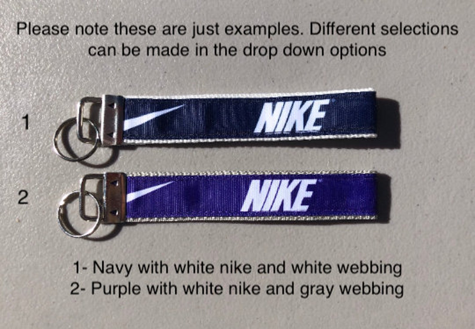 Narrow Sports Keychain Wristlet Nike Etsy