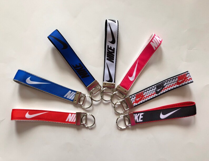 Narrow Sports Keychain Wristlet Nike Etsy