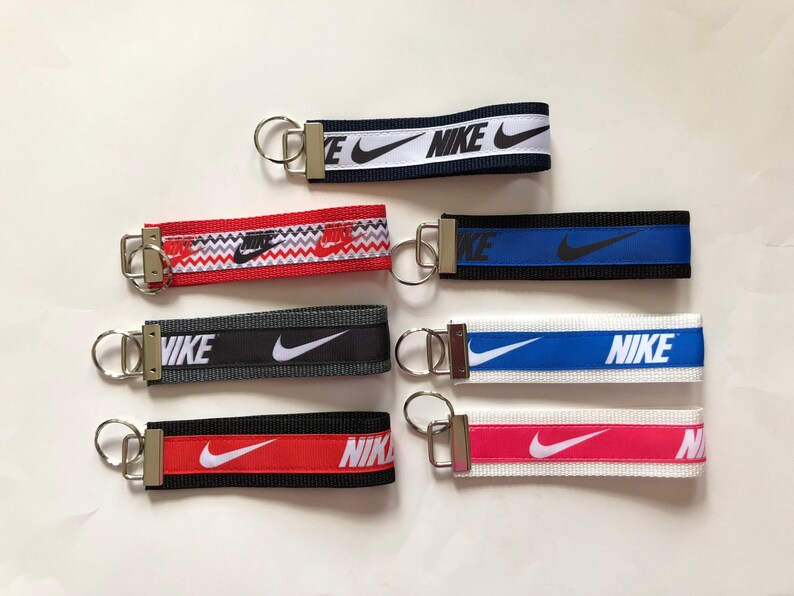 Wide Sports Keychain Wristlet Nike Etsy