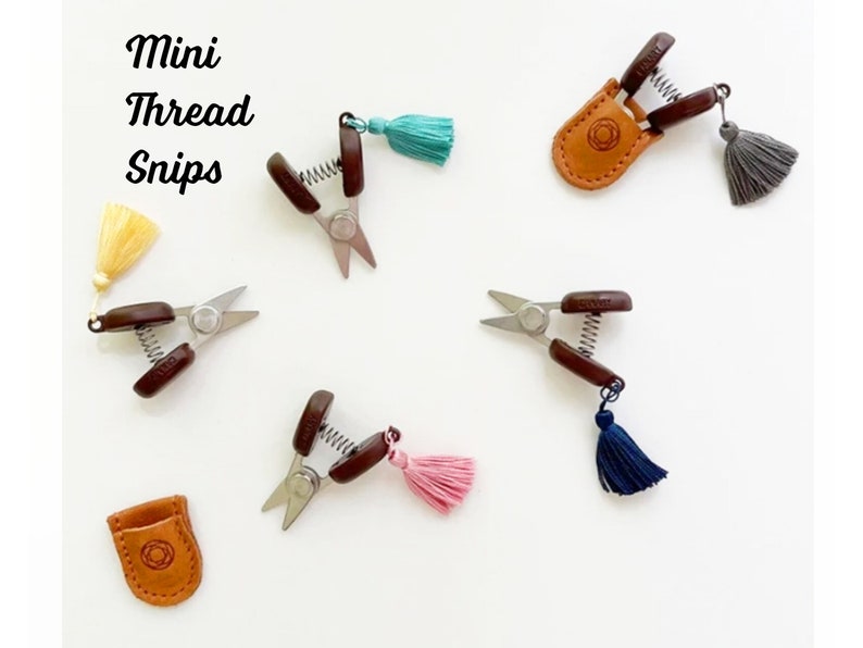 Micro Snips travel thread scissors super cute tiny sewing image 5