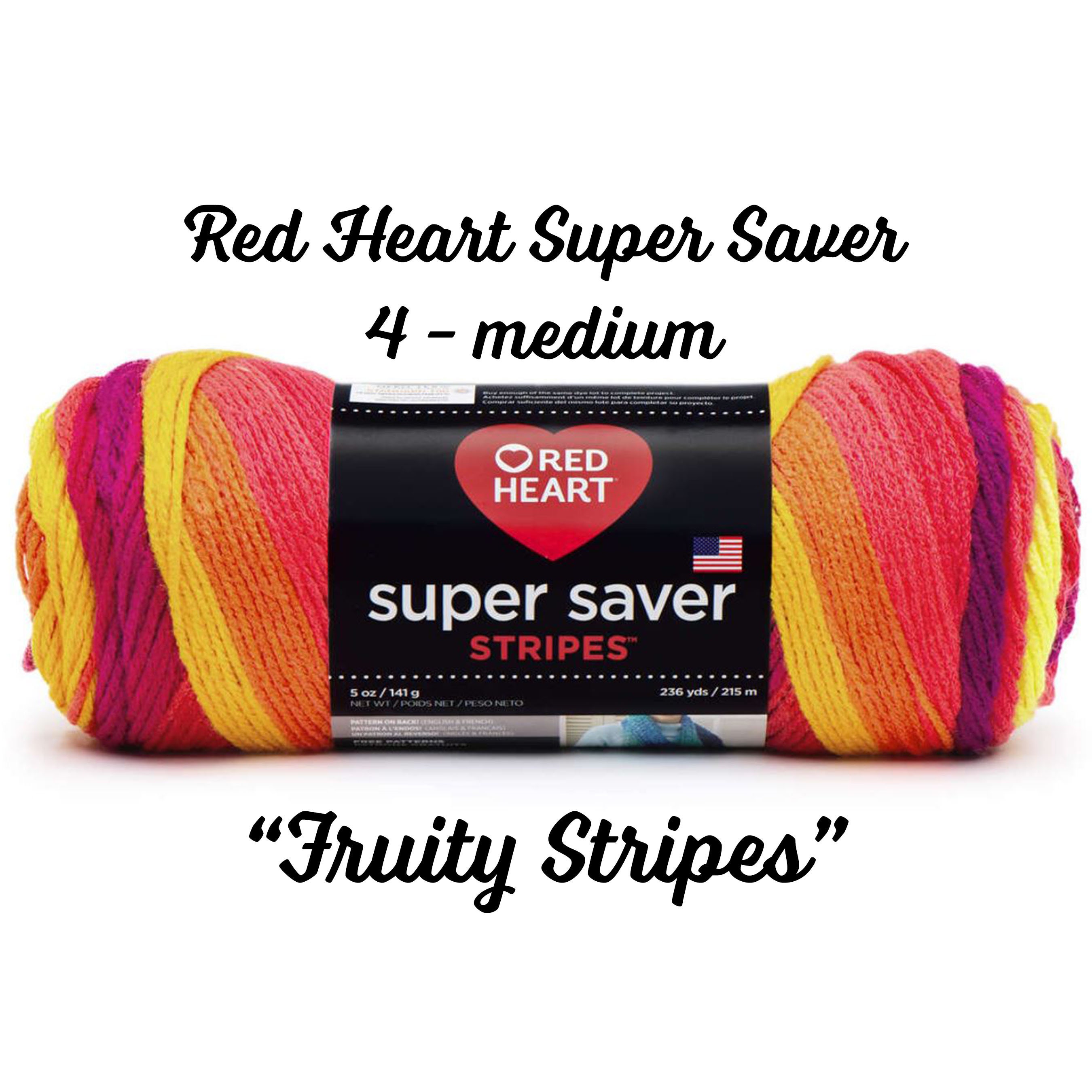 Red Heart Super Saver Color Block Yarn