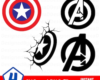 Captain America Schild SVG Png, Sublimationsdesigns, DIGITAL DOWNLOAD