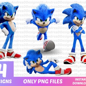 Sonic Cake Topper Sonic the Hedgehog Cake Topper 