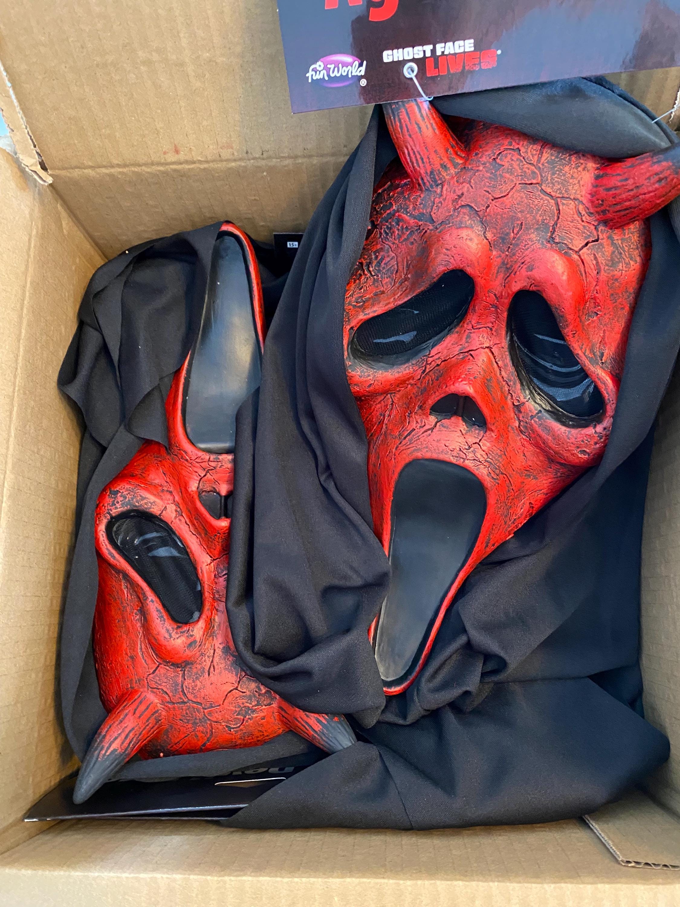 Scream Devil Face Aged Mask Ghost Face Killer by Funworld - Etsy
