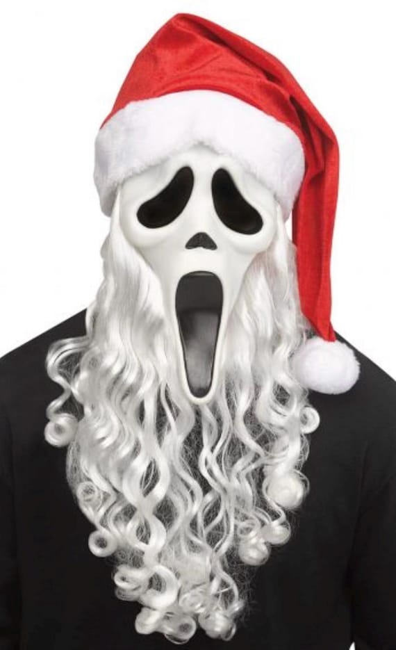 Scream Ghostface Melted Drip Face Mask Easter Unlimited Inc Fun World AS IS READ | #3763840064
