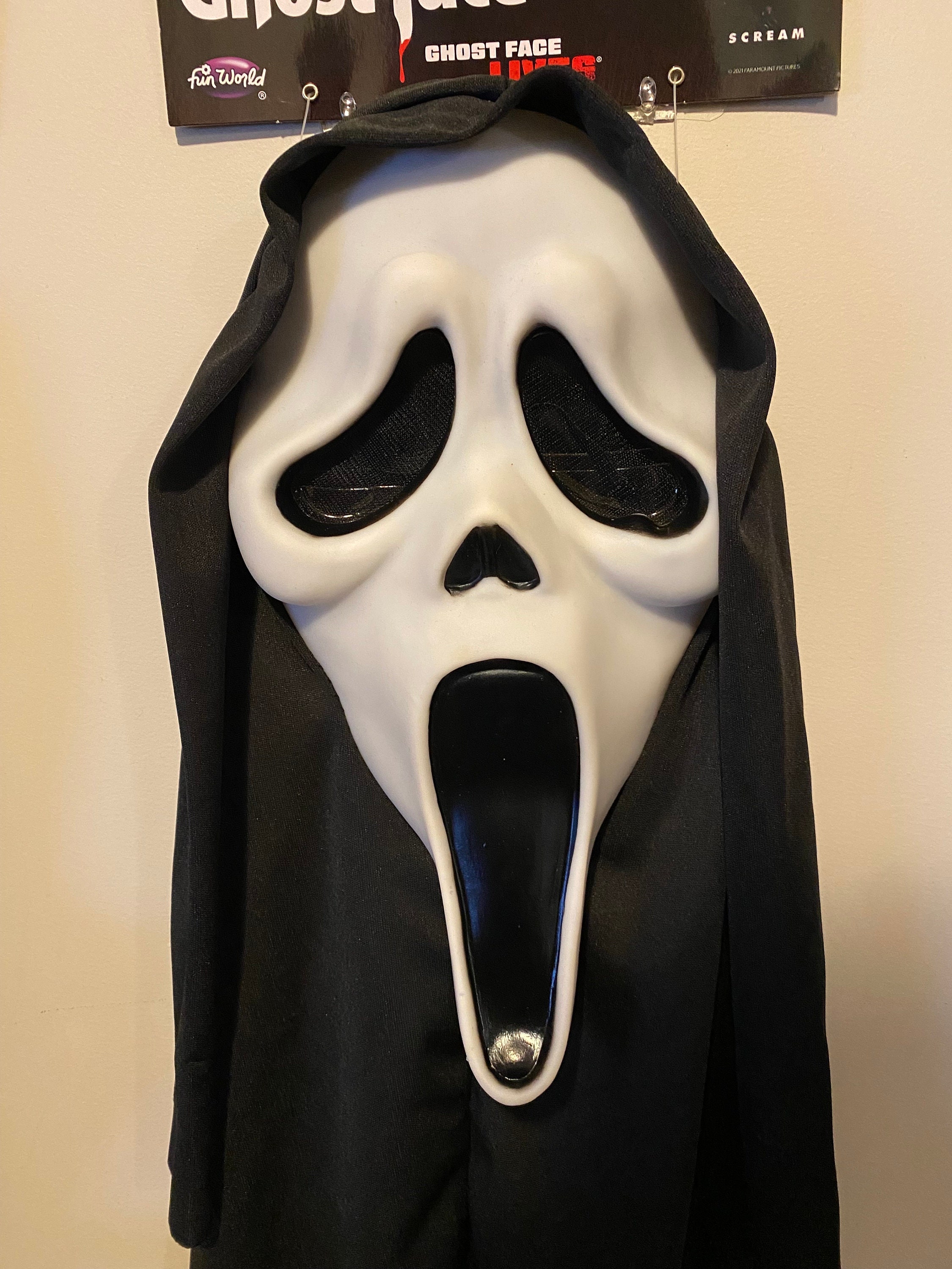 Ghost Face Ultra White Mask- Scream