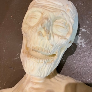 Unpainted Unfinished Zombie Torso Foam Latex Halloween Custom Art Project Prop