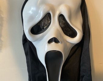 Adult Ghost Face Scream Costume Mask Fun World