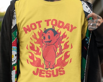 Retro Devil T-Shirt, Funny Sarcastic Graphic Tee