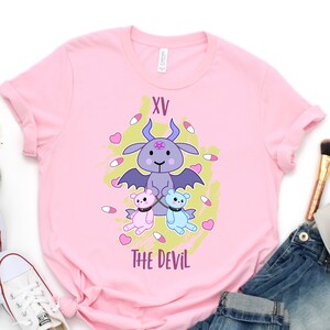 Yami Kawaii Devil Tarot Card T-Shirt Yami Kawaii Devil Tarot Card T-Shirt