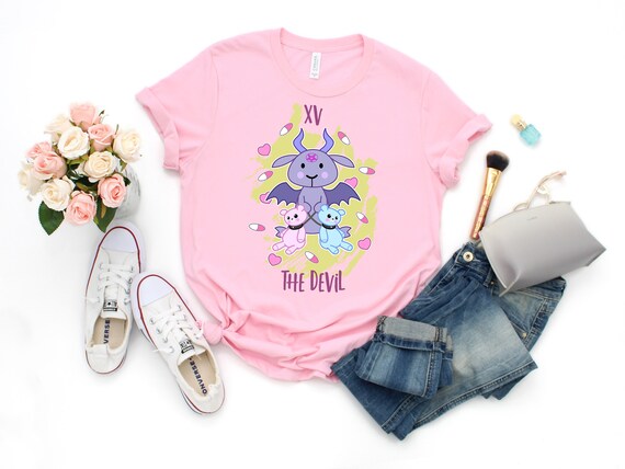 Yami Kawaii Devil Tarot Card T-Shirt Yami Kawaii Devil Tarot Card T-Shirt