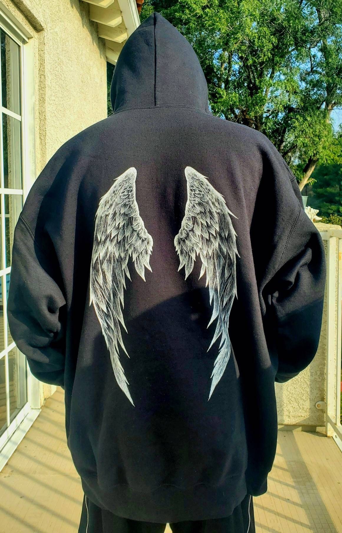 Angel Wings Hoodie, Angelic Aesthetic, Angelcore, Angel Angel Wings Hoodie, Angelic Aesthetic, Angelcore, Angel