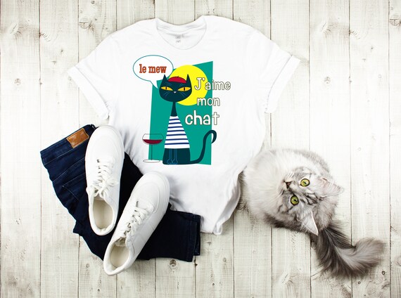 Wine and cat t shirt cheap