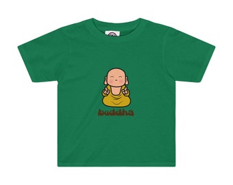 Kawaii Baby Buddha Toddler/Kids Tee, Buddha Shirt, Gift for Kids, Buddha Kids Shirt, Boho T-Shirt, Cute Kids Clothing, Kawaii Kids Clothing